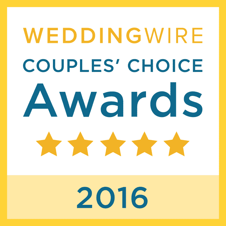 Wedding Wire Couple Choice Award 2016
